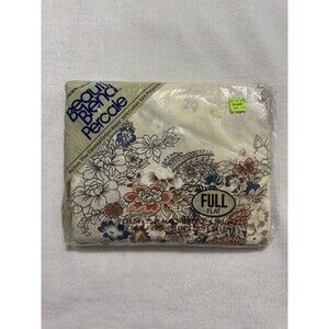 Statepride Charles Towne Twin Fitted Bottom Sheet No Iron Vintage Floral Flower